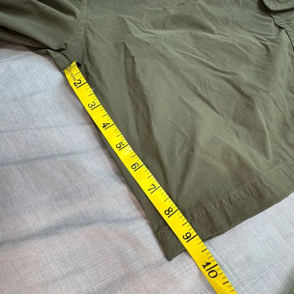 Orvis Shorts Men's 40 Green Khaki Cargo Fishing Outdoor Comfort Waist